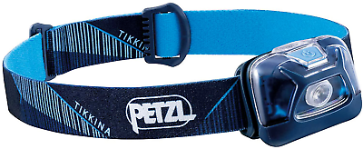#ad PETZL Tikkina 250 lumens Hybrid Headlamp Head Lamp Light Blue New $29.90
