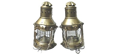 #ad MARINE LANTERN ANCHOR OIL LAMP NAUTICAL MARITIME SHIP LANTERN BOAT LIGHT DECOR $139.00