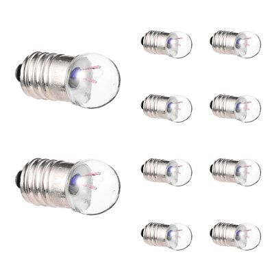 #ad 10pcs Bulb Flashlight Bulb Light Bulb E10 Bulb 2. 5v $7.40