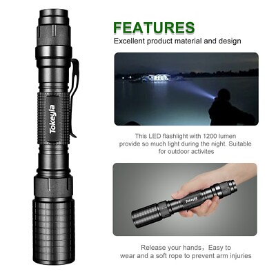 #ad #ad LED Flashlight Super Bright LED Tactical Flashlight Military LED Torch $9.99