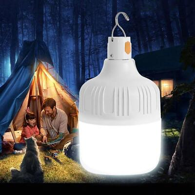 #ad Camping LED Portable Light Lantern Lamp Outdoor Solar Rechargeable Lights USB $8.00