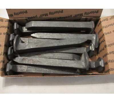 #ad 10 Railroad Spikes Little Surface Rust New Never Used $24.98