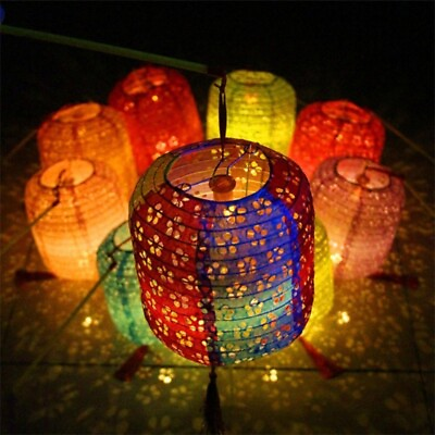 #ad Festival Paper Lanterns Multicolor Traditional Chinese Folk lantern $5.18