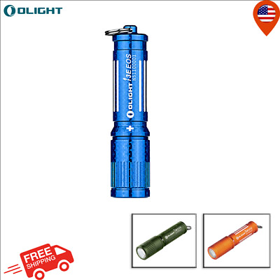 #ad Olight I3E EOS Keychain Flashlight EDC Tiny Light Waterproof Stellar Blue $12.99