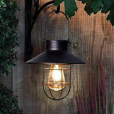 #ad #ad Solar Lantern Outdoor Hanging Light Waterproof Vintage Metal country rustic $41.91
