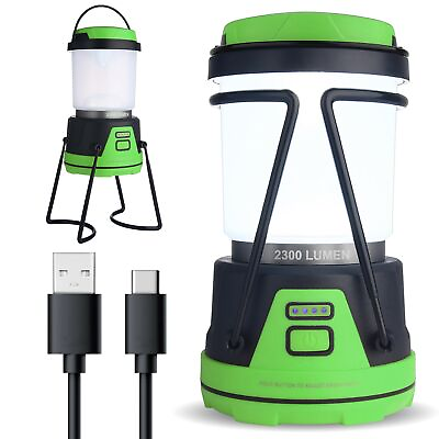 #ad Rechargeable LED Camping Lantern Power Outages Hurricanes Emergency Hiki... $53.39