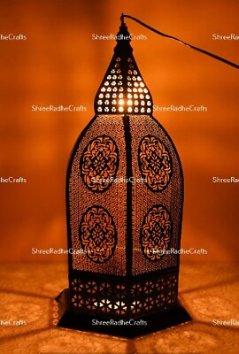 #ad #ad Moroccan Lantern Lamp Shades Lighting Turkish Hanging Lamp Hole Seljuks Pattern $178.99