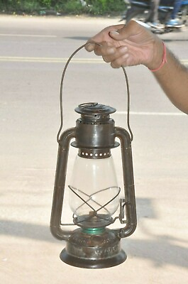 #ad #ad Vintage Dietz Junior Iron Handcrafted Kerosene Lamp LanternUSA $76.50