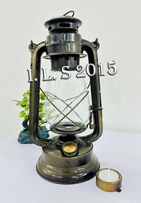 #ad Nautical Black Antique Hanging Candle Lantern 12quot; Lantern Metal Christmas Decor $69.99