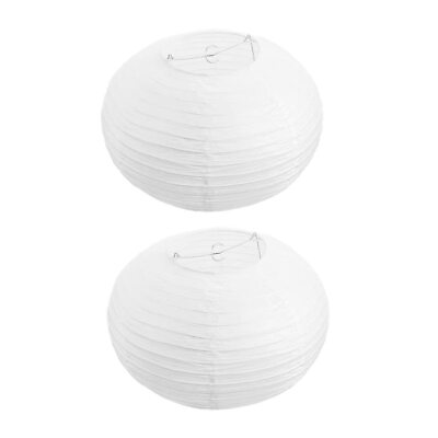 #ad #ad 2pcs Chinese Paper Lanterns White Round Paper Hanging Lanterns for Party Fav... $36.26