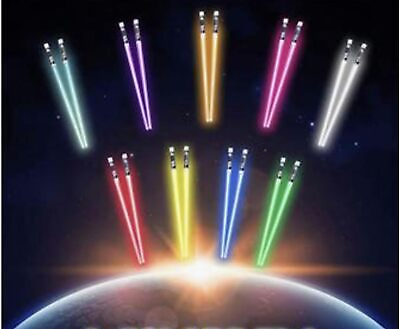 #ad Glowing Chopsticks 2024 Edition Light Saber LED Japanese Chopsticks for ... $18.23