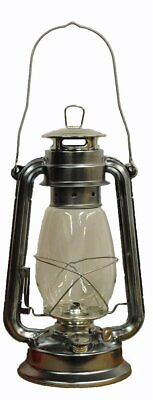 #ad Hurricane Kerosene Oil Lantern Emergency Hanging Light Lamp Silver 12 Inches $22.95