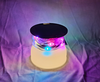 #ad Solar String Light 16ft Camping Lamp: Outdoor RGB String Lights Lantern IPX6 $40.99