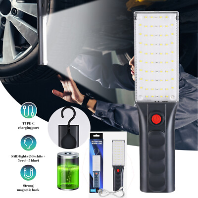 #ad Magnetic Work Light COB LED Rechargeable Car Inspection Hanging Torch 5Mode Lamp $11.99