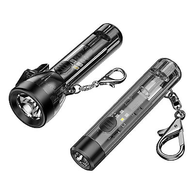 #ad 2000 lumens Rechargeable Torch Camping Lantern Super Bright Keychain Light $10.71