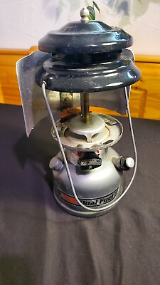 #ad Coleman Model 285 700T With Carry Handle Heat ShieldDual Fuel Lantern Date 1995 $22.01