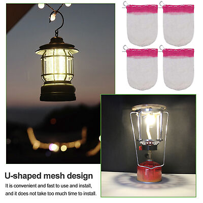 #ad Propane Lantern Mantles Easy Install Outdoor Camping 20pcs U shape Design Gas $11.38