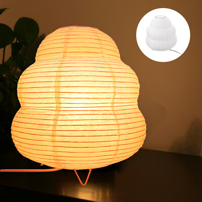 #ad desk lamp for kids Bedside Table Lamp Paper Lantern Lamps Kids Table Lamp $25.62