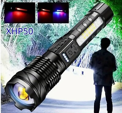 #ad flashlight rechargeable usb $24.85