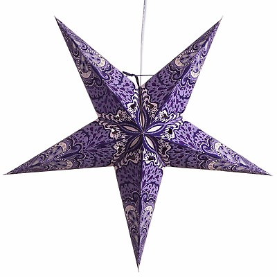 #ad Beautiful Multi Colored Paper Star Lanterns with 12 Foot Power Cord Included $23.95