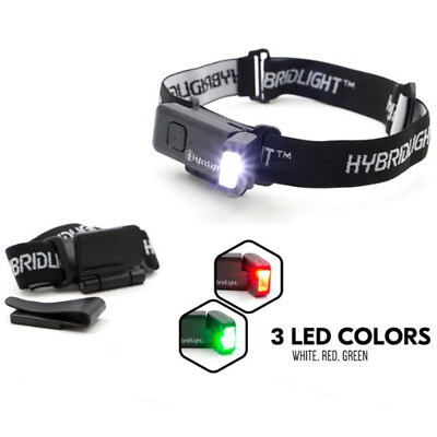 #ad Hybridlight NAV 75 Lumen LED Flashlight Headlamp USB Charger Head Torch Light $30.55