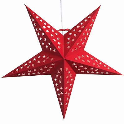 #ad Paper Star Light Lamp Lantern with 12 Foot Power Cord Included $23.95
