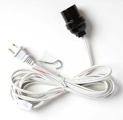 #ad #ad 12 ft. White Power Cord Set for Paper Lanterns $6.95