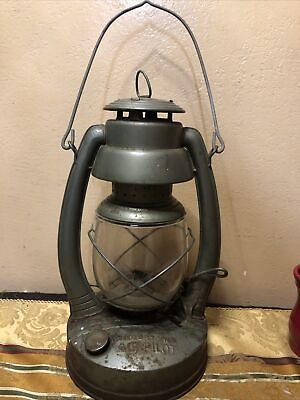 #ad #ad Vintage Embury No 2 Air Pilot Kerosene Barn Lantern Rusted Antique $70.00