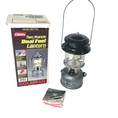 #ad Vintage 1993 New in Box Coleman Model 285 700T Dual Fuel 2 Mantle Lantern $99.99