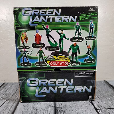 #ad Heroclix DC Green Lantern Movie Gravity Feed Box Set 12 Packs Mini Figures 2011 $27.99