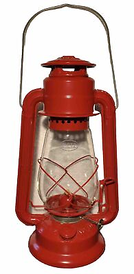 #ad VTG Red Dietz Jr No. 20 Railroad Lantern Hurricane Kerosene Oil Lamp Camping $35.99