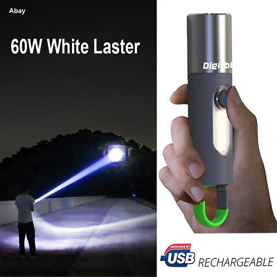 #ad Super Bright LED Flashlight Rechargeable Magnetic Torch COB Sidelight Work Lamps $11.73