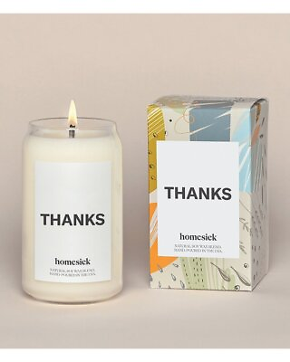 #ad Homesick Thanks Scented Candle White $20.99