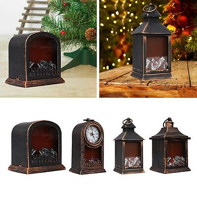 #ad #ad LED Fireplace Lantern Lamps Flame Effect Light Bulb Simulated Fireplace Night $20.49