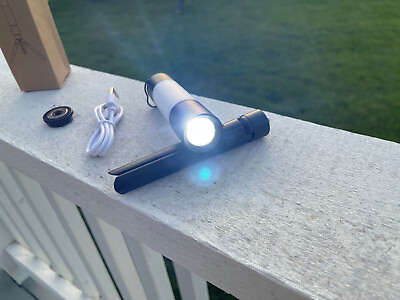 #ad #ad 3 in 1 Rechargeable Flashlight Mini Lantern Task Light Tri Pod Base Magnetic $14.95