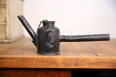 #ad #ad Antique Eagle Tinware Railroad Torch Lantern light vintage Miners Mining can $79.99