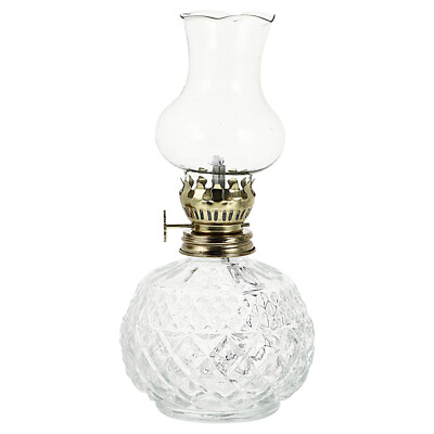 #ad Retro Glass Kerosene Lantern for Home Farm Church $18.85
