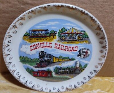 #ad Edaville Railroad Collectable Plate $15.00