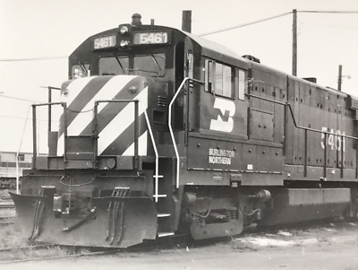 #ad Burlington Northern Railroad BN #5461 U28B Locomotive Train Photo Kansas City $9.99