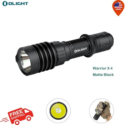 #ad #ad Olight Warrior X 4 Rechargeable Tactical Flashlight with Holster 2600 Lumens $129.99
