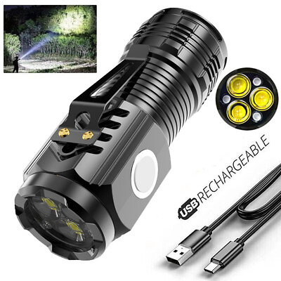 #ad Outdoor Mini Tactical Flashlight Super Bright LED Torch Camping Lamp Waterproof $10.99
