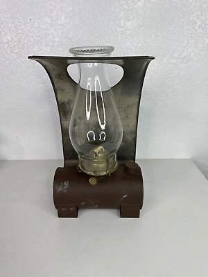 #ad Antique Vintage Railroad Caboose Wall or Table Lantern Great Condition $299.99