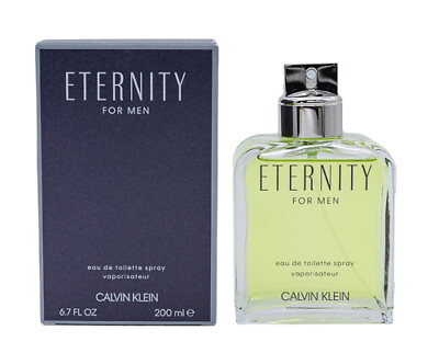 #ad Eternity by Ck Calvin Klein 6.7 oz EDT Cologne for Men New In Box $41.89