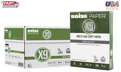 #ad #ad Boise X 9 Multi Use Copy Paper 8.5quot; x 11quot; 5000 Sheets Per Case 10 Reams Cas $43.99