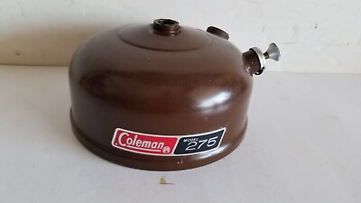 #ad 2 82 Coleman 275 Lantern Fount Tank w Fuel Filler Cap amp; Pump Hold Pressure Vtg $29.99