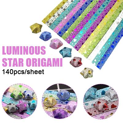 #ad #ad Stars Origami Paper Star Strips Double Sided Origami Paper ✨ Star Lucky B6B G2G8 $2.77