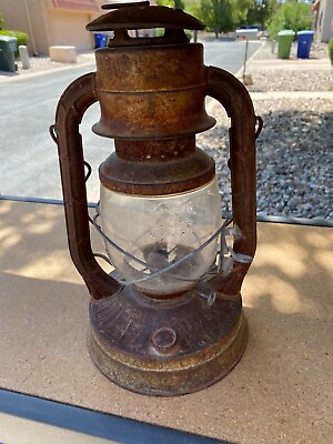 #ad Dietz Vintage Railroad Lantern no2 D Lite with Glass from New York  $85.00