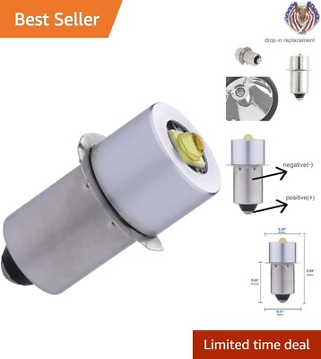 #ad LED Flashlight Bulb High Power 200 Lumens Compatible with C D Flashlights $15.99