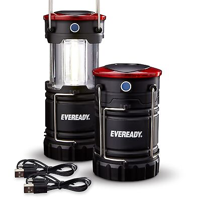 #ad EVEREADY 360 LED Camping Lantern 2 Pack Collapsible LED Lanterns Rugged S... $35.30