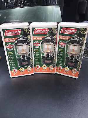 #ad Vintage Coleman Two Mantle Gas Lantern Camping New NIB 288A700g Y2K $274.99